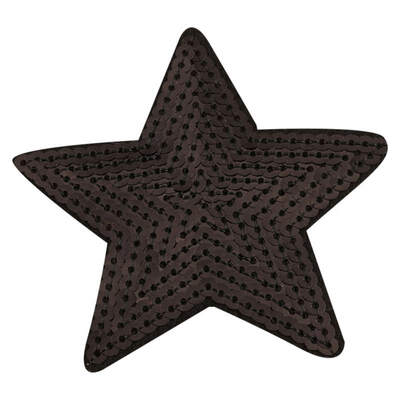 

Love Five-Pointed Star Sequined Cloth Stickers Embroidered Stick-on Patch Clothing Sewing Accessories
