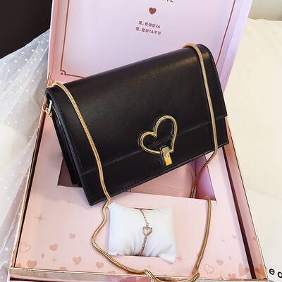 

Advanced sense of the sense of quality bag female 2019 new Korean version of the wild Messenger bag fashion chain shoulder small square bag