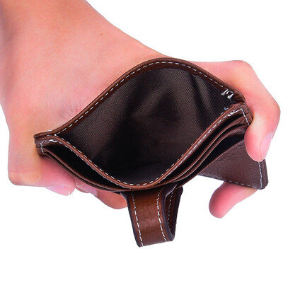 

Tailored Mens Womens Leather Small ID Credit Card Wallet Holder Slim Pocket Case