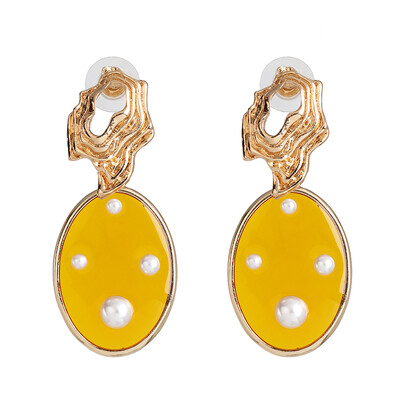 

Fashion cute pearl Crystal Dangle Drop Earrings Women Hanging Earrings Girls Indian Bridal Party Statement Jewelry Wholesale