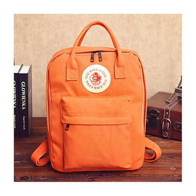 

Monkey Canvas Backpacks Softback Bag For Student