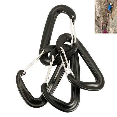 

Aluminum Climbing Carabiner Clip Screwgate Screw Locking Hook 25KN