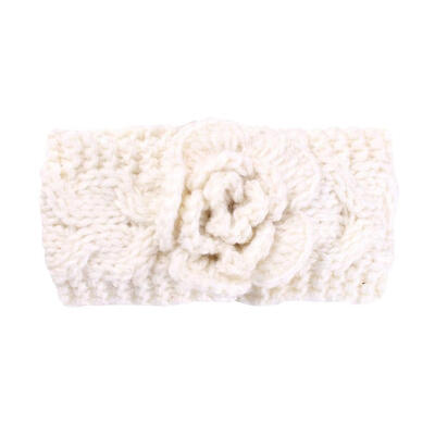

Kids Baby Infants Warm Wool Crochet Headband Turban Stretch Flower Hairband