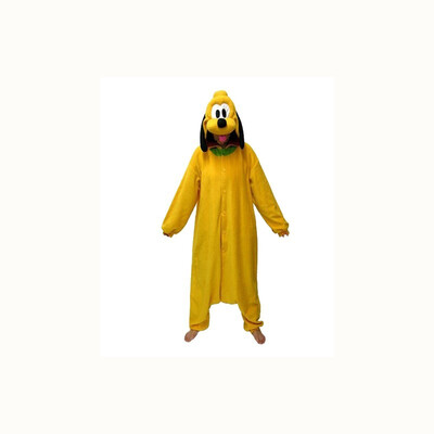 

Autumn&winter adult flannel yellow duck male&female couple animal cartoon one-piece pajamas