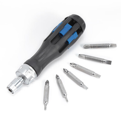 

Ratcheting Screwdriver Kit with 12 in 1 Mini Bit Set
