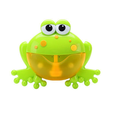 

Baby Big Frogs Automatic Bubble Maker Blower Toy Music Bathtub Soap Machine