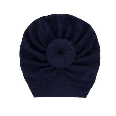 

Baby Girls Boys Turban Knot Head Wrap Cute Kids Hat Cotton Cap Soft Hat