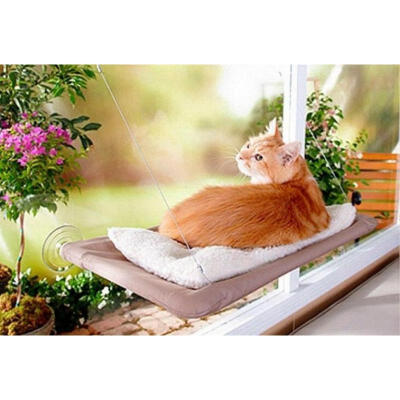 

Cat Hammock Window Mounted Bed Sofa Mat Cushion Hanging Shelf Seat with Suction