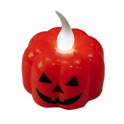 

New Hot 12 PCsbox Halloween LED Night Light Horror Pumpkin Candle LED Flash Light Party High Quality Bars Haunted House