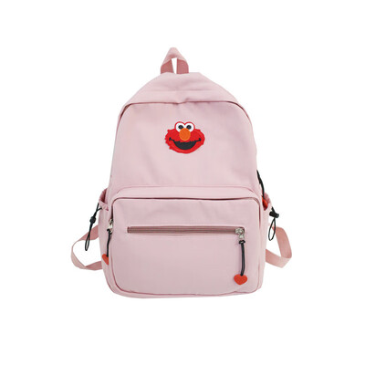 

Large-capacity high school students backpack ins wind girl bag girl fashion canvas double shoulder bag Korean version