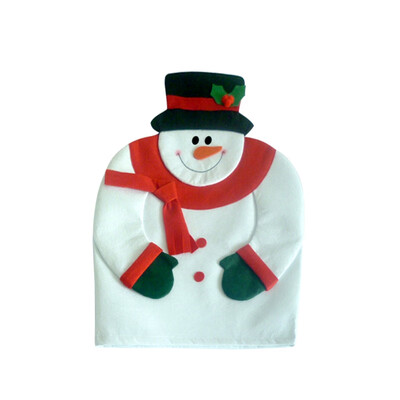 

OCHINE Christmas Decor Chair Covers Santa Clause Ornaments Supplies Wholesale Chair Cover Xmas Christmas Decorations For Home