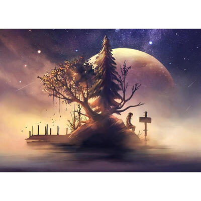 

5D DIY Full Drill Diamond Painting Fantasy Tree Cross Stitch Embroidery Kit