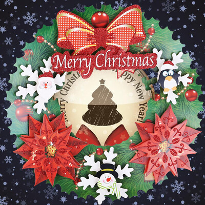 

〖Follure〗Romantic String Hanging Charm Party Decoration Christmas Tree Ornament Wreath