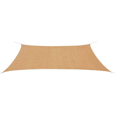 

Sunshade Sail HDPE Rectangular 131x197 Beige