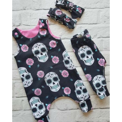 

UK Halloween Newborn Infant Baby Boy Girls Romper Jumpsuit Headband Outfits Set