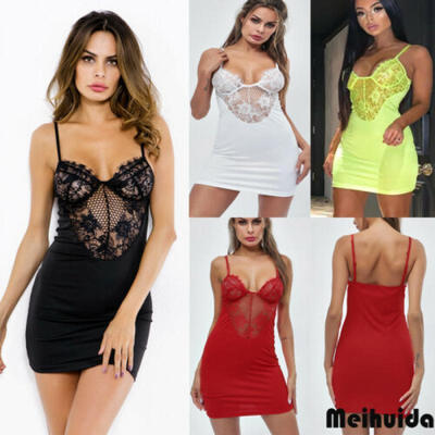 

Sexy lingerie silk robe dress pajamas womens Nightdress Nightgown Sleepwear