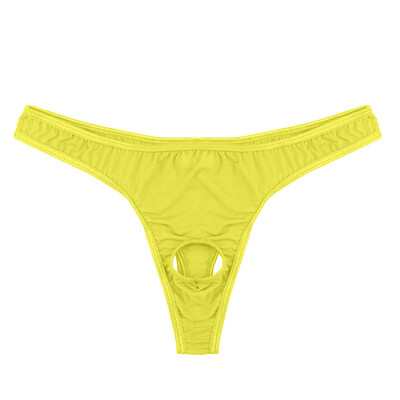 

Toponeto Mens Lingerie Micro Thong Bikini Front Hole Underwear G-string Underpants