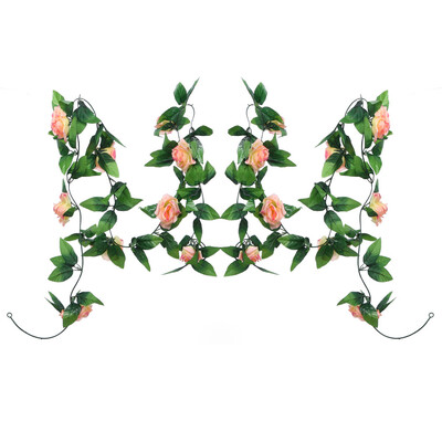 

24m Artificial Fake Silk Rose Ivy Flower Vine Garland Wedding Decor