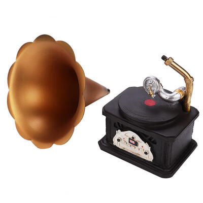 

Greensen Vintage Phonograph Gramophone Model Home Decor Ornaments Handcrafted Collections