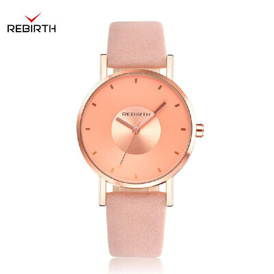 

REBIRTH Fashion Luxury Women Watches Water-resistant Quartz Casual Simple Woman Wristwatch Relogio Feminino