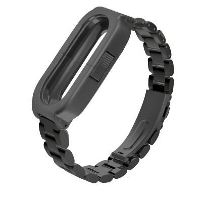 

Metal Wrist Strap for Xiaomi Mi Band 3 Bracelet Screwless Stainless Steel Wristband Watchband Watch Strap