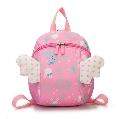 

Tailored Childrens Fashion Lovely Kindergarten Schoolbag Small Wings Cartoon Backpack