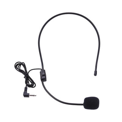 

Portable Lightweight Wired 35mm Plug Guide Lecture Speech Headset with Mic