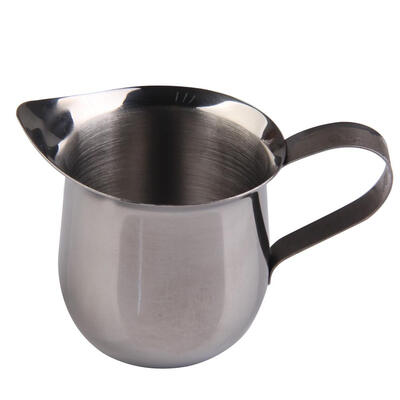 

New Stainless Steel Coffee Shop Small Milk Cream Waist Shape Cup Jug