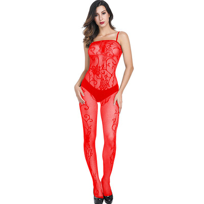 

Toponeto Women Open Crotch Bodystockings Perspective Underwear Pajama