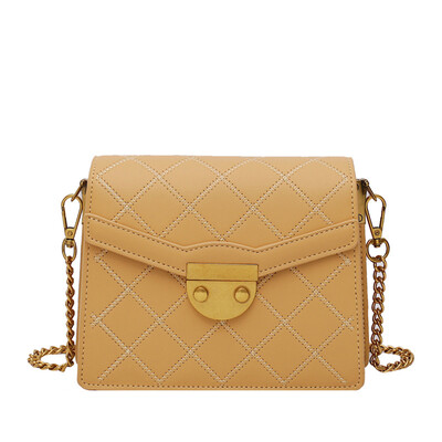 

Korean version of the portable sequins package 2019 new shoulder lock small square bag fashion Messenger chain handbags