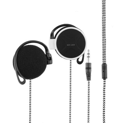 

35mm Wired Gaming Headset On-Ear Sports Headphones Ear-hook Music Earphones for Smartphones Tablet Laptop Desktop PC