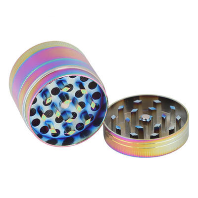 

Greensen 40mm Colorful 4 Layers Zinc Alloy Smoke Herbal Grinder Tobacco Crusher Hand Cigarette Grinder