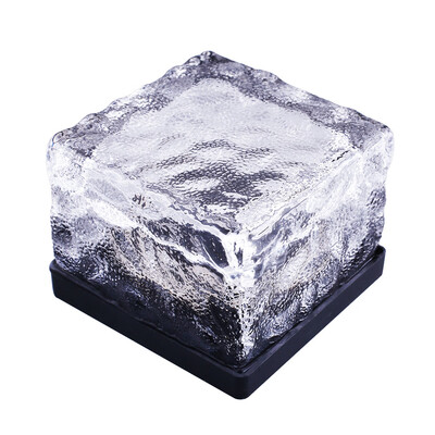 

Solar Crystal Lawn Light Garden Waterproof LED Buried Brick lamp