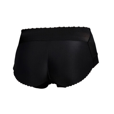 

Women Padded Panties Seamless Bottom Sponge Push Up Middle Waist Butt lift Briefs Underwear