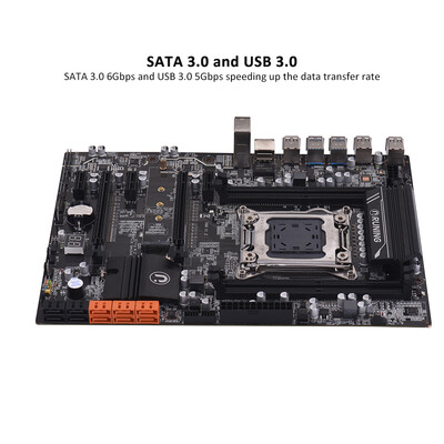 

X99 V12 Motherboard ATX LGA2011 SATA 30 USB 30 Ports Motherboard I7 Serial E5-V3E5-V4 4 DIMM Slots DDR4 64GB Memory Capacity