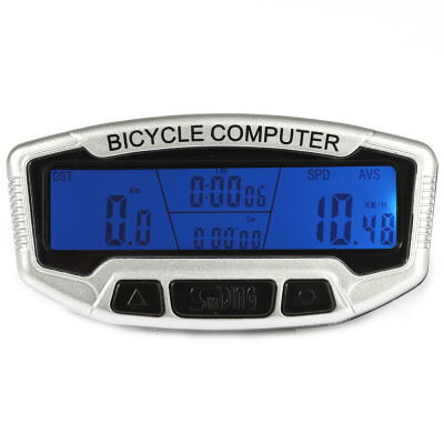 

SunDing SD - 558A Wired Bicycle Computer Water Resistant Cycling Odometer Speedometer with LCD Backlight