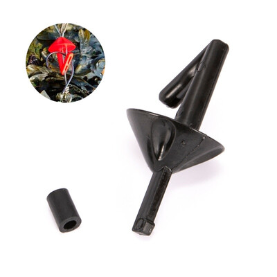 

20 x Black Bait Shields Sea Fishing Rig Hook Bait Holders Clip Dropshipping