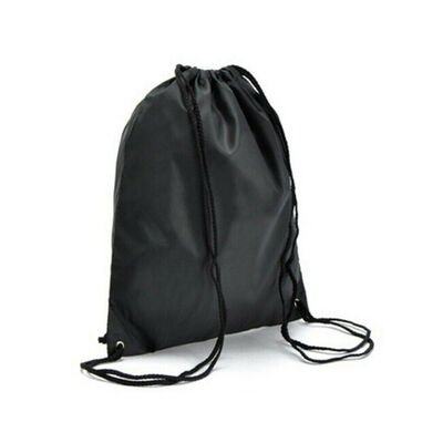 

Unisex Large String Drawstring Backpack Cinch Sack Gym Bag Tote Shopping Sport