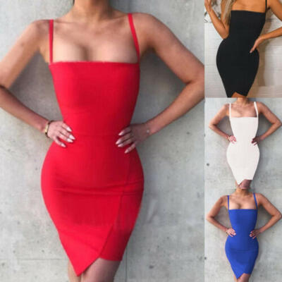 

Casual Short Sleeve Evening Party Cocktail Short Dress Women Mini Bodycon Dress
