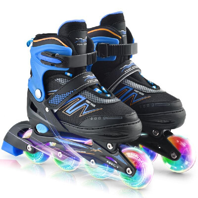 

Adjustable Inline Skates with Illuminating Wheels For Kids Boys Girls Ladies