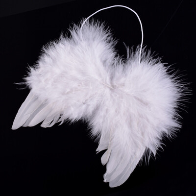 

6-18 Months Baby White Feather Fairy Angel Wings PhotoPhotography Props Costume Party Decor For Baby