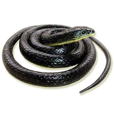 

Realistic Fake Rubber Toy Snake Black Fake Snakes 49 Inch Long April Fools Day