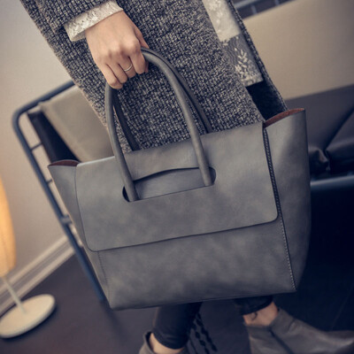 

2017 Fashion Women shoulder bags&hansbags pu leather womens tote bag soft pu leather handle bags free shipping