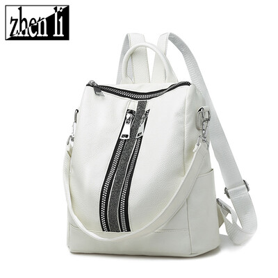 

New pleated ladies bag popular female bag retro style fashion womens backpack