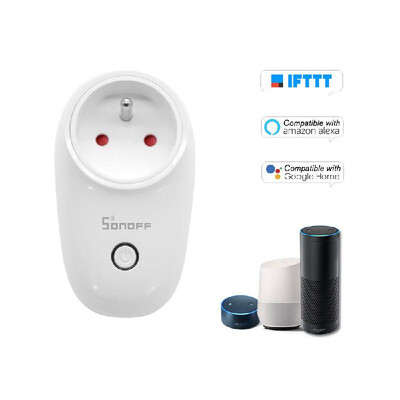 

5PCS SONOFF S26 ITEAD Wifi Smart Socket Wireless Remote Control Charging Adapter Smart Home Power Sockets USUKCNAUEU Type EF