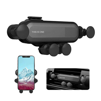

Tailored Car Vent Mobile Phone Holder Five-Point Support Gravity Car Phone Holder