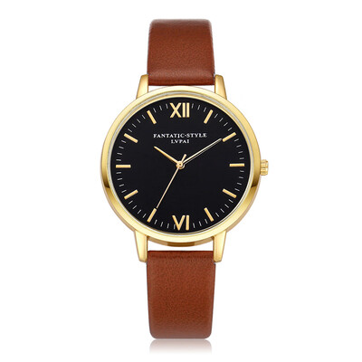 

Womens Watches Best Selling Casual Scale Disc Ladies Quartz Wristwatch Fashion Leather Strap Featured Clock Zegarki Damskie