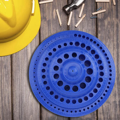 

Greensen 1-13mm Round Shape Hard Plastic Drill Bit Organizer Storage Case Stand 100pcs Hole