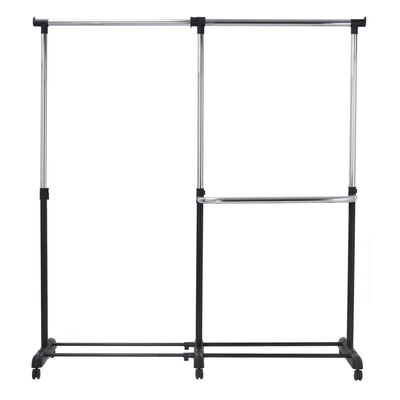

Adjustable Garment Extendable Clothes Rail Rack Hanger