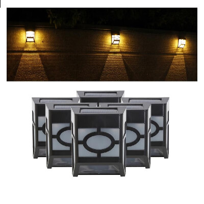 

Wall Mount Fence Lights Solar Powered 2 LED Light Sensor Waterproof Outdoor Garden Path Yard Deck Patio Spot Lamp Landscape Lighti